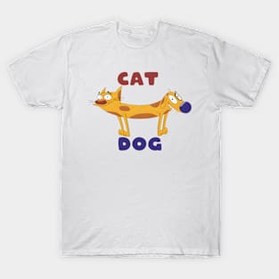 cat dog vintage T-Shirt